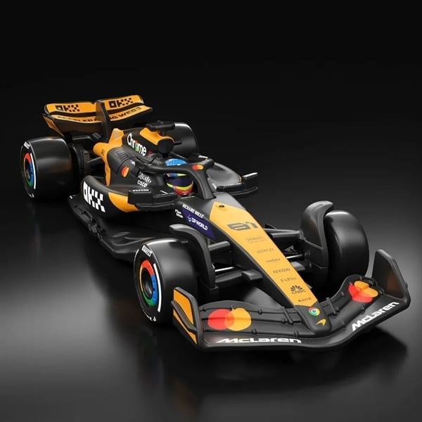  Mô hình xe McLaren Formula 1 Team MCL38 #81 tỉ lệ 1:64 Hotwheels Premium JBM25 