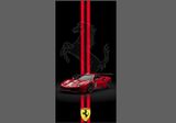  Phụ kiện Thảm lót chống trượt chủ đề siêu xe Ferrari 488 GT3 kích thước 30x60cm Autono1 PT143A 