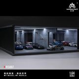  Hộp trưng bày mô phỏng Underground Parking Garage Series Light-Up kích thước 30cm x 30cm x 10cm tỉ lệ 1:64 MoreArt MO915007 