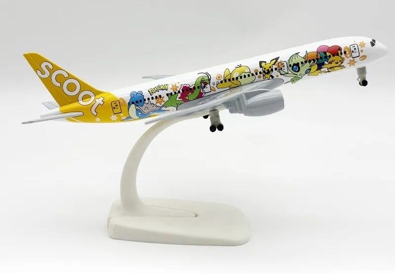  Mô hình máy bay Scoot Jet Pokemon Boeing B787 Dreamliner kích thước 20cm MB20162 