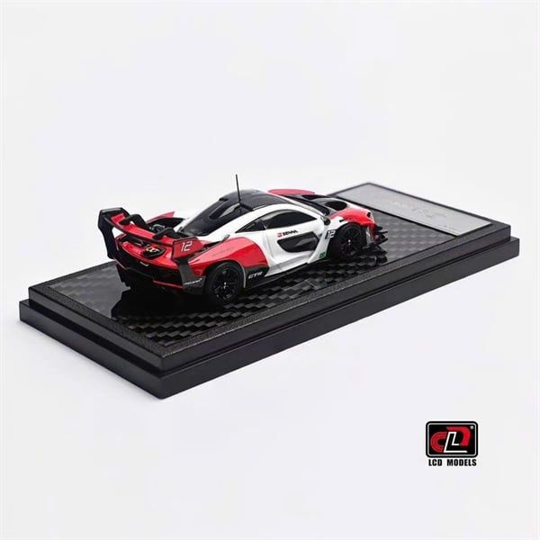  Mô hình xe Mclaren Senna GTR đế carbon tỉ lệ 1:64 LCD model LCD64024-RE 