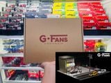  Hộp trưng bày mô phỏng quán ăn đậu hủ và bãi đỗ xe Nhật có đèn tỉ lệ 1:64 G FAN-MODELS 710039 