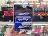  Mô hình xe Mazda RX7 (FD3S) veilside blue/white bản card tỉ lệ 1:64 Poprace PRE021 
