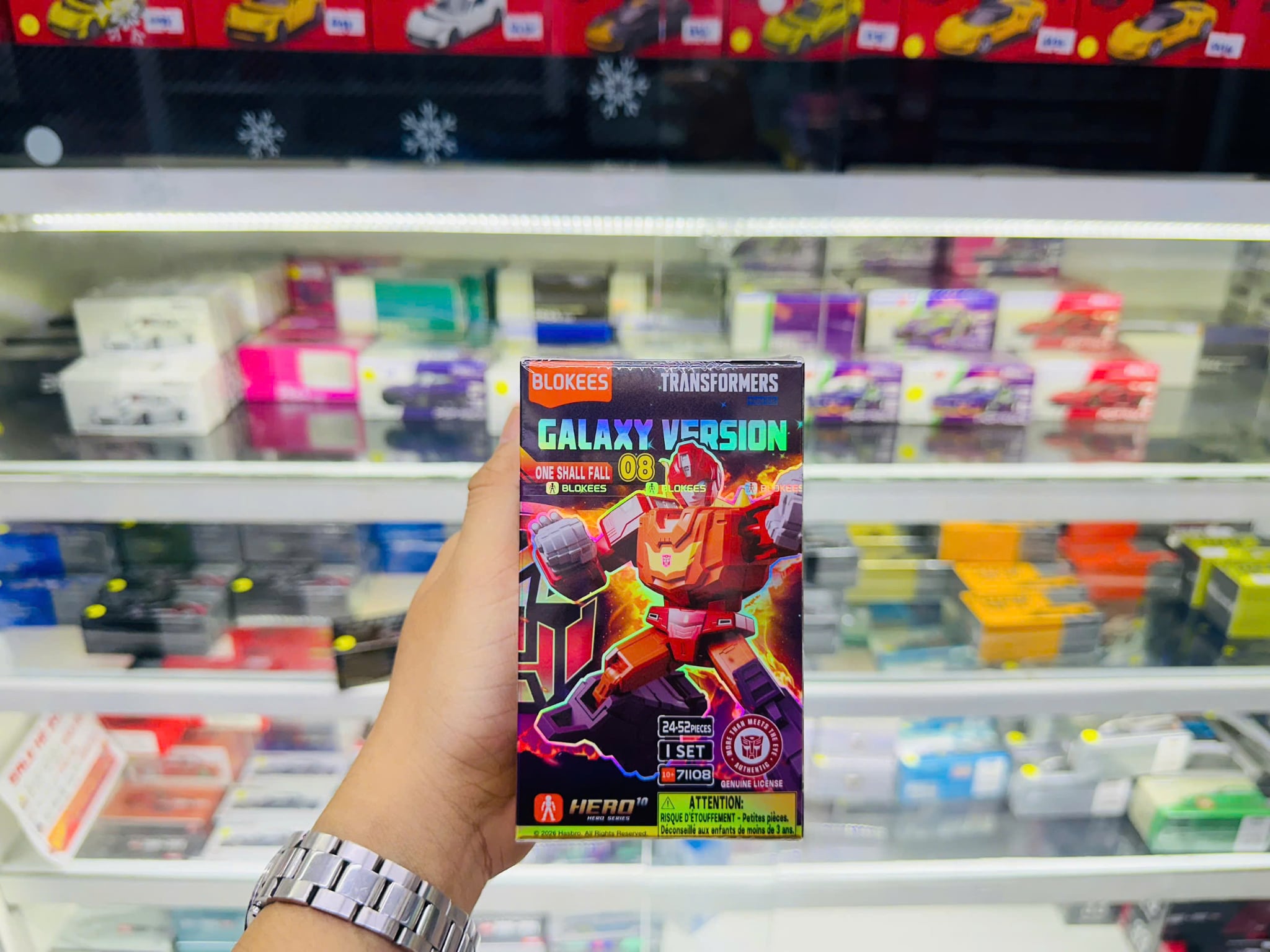  Mô hình Blokees Model Kits Transformers -Galaxy Version 08 - One Shall Fall Blind Box 71108 