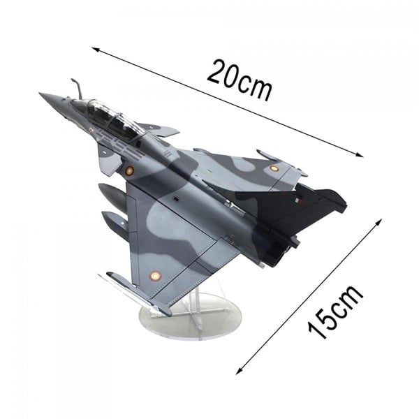  Mô hình máy bay quân sự French Dassault Rafale B NATO Tiger gray tỉ lệ 1:100 Ns models MBQS067 