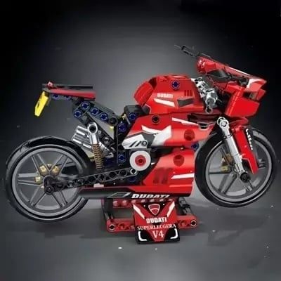 Mô hình lắp ghép xe mô tô Ducati v4 355 mảnh LY21 LG050 