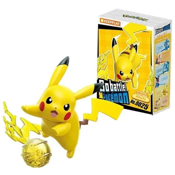  Mô hình lắp ráp Go Battle! Pokémon Vol 1 Pikachu PP10 Keepplay 32398 