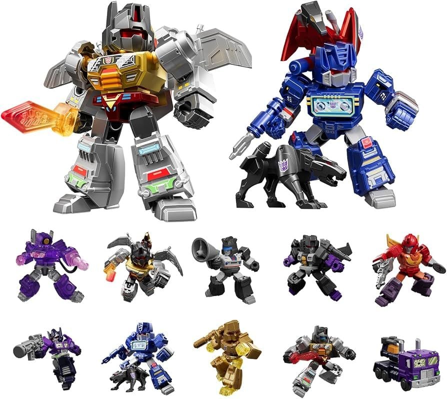  Set 12 mô hình Blokees Model Kits Transformers - DV03 Heavy Metal War Blind Box 71304-set 