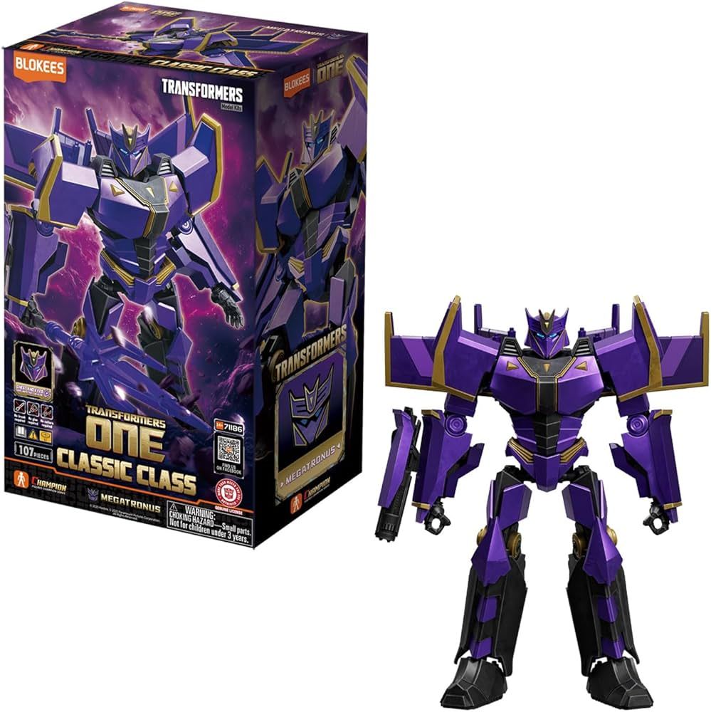  Mô hình lắp ráp có đèn serries Transformers Classic Class(CC) 20 Movie Megatronus (Luminous Eyes & Chest) Blokees 71186 