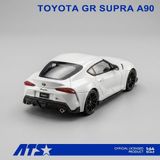  Mô hình xe Toyota GR Supra A90 White Absolute Zero tỉ lệ 1:64 ATS ATS882103 