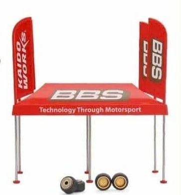  Phụ kiện dù Kaido House® BBS Tent V2 tỉ lệ 1:64 Kaido House KHMG307 