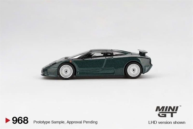  [Hàng Loose] Mô hình xe Bugatti EB110 GT Verde Scuro tỉ lệ 1:64 MiniGT MGT00968L 