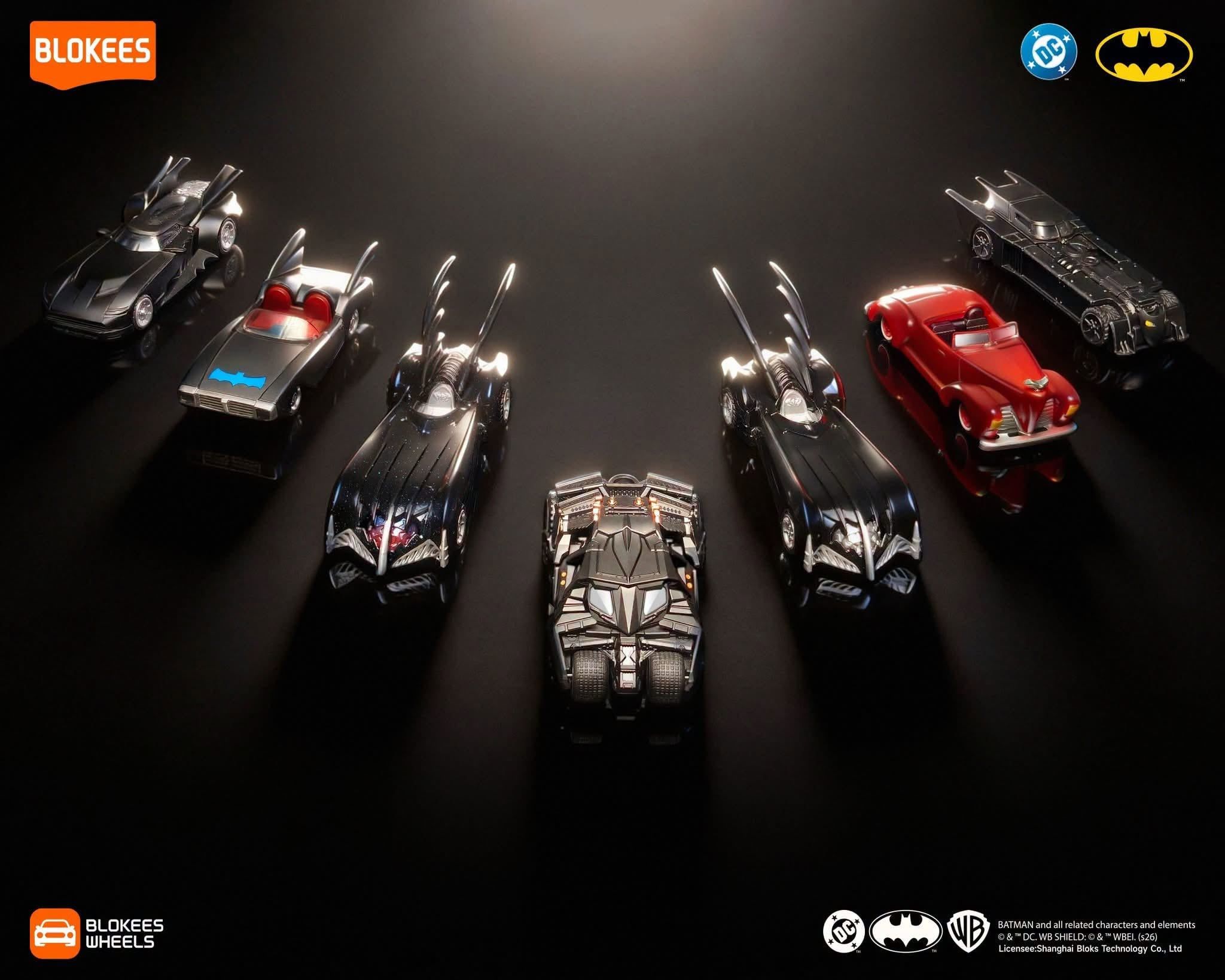  Mô hình Blokees Wheels BATMAN E02 The Dark Knight EC09 Blindbox 71411 