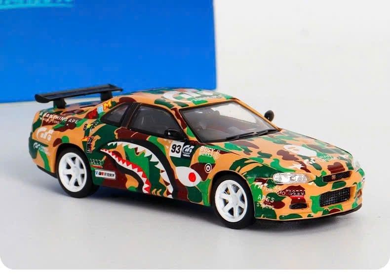  Mô hình xe Nissan Skyline GTR R34 tỉ lệ 1:64 Stance Hunter OT64664 