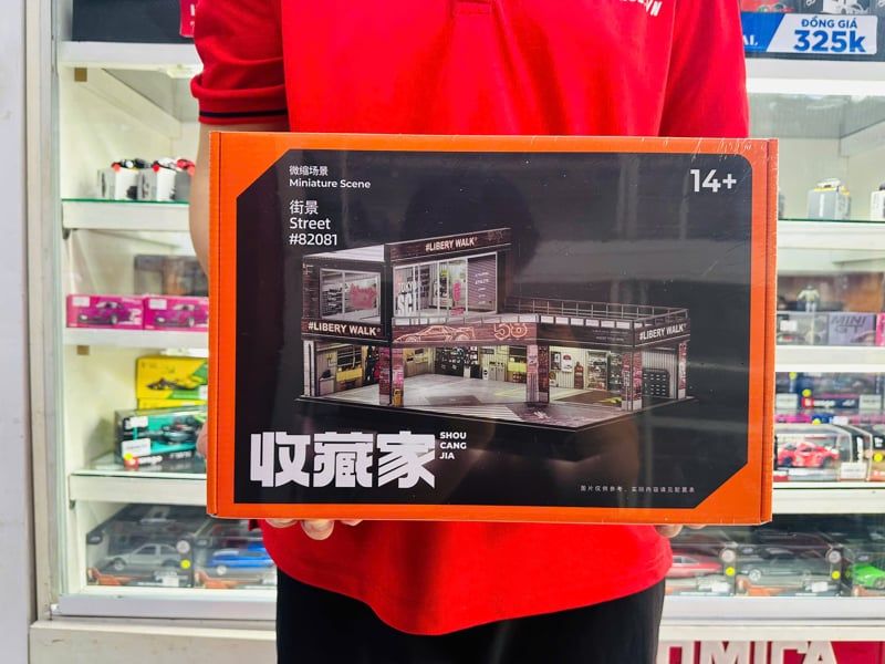  Hộp trưng bày mô phỏng LB Garage tỉ lệ 1:64 Shou Cang Jia SCJ82081 
