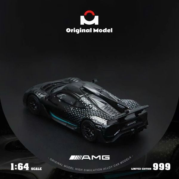  Mô hình xe Mercedes AMG One - Starlight Black tỉ lệ 1:64 Original Model OM646411 
