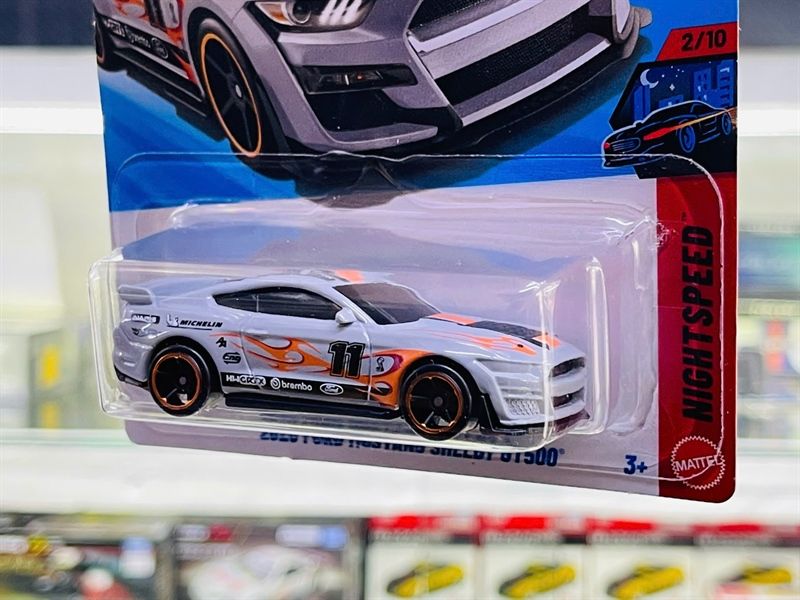  Mô hình xe Ford Mustang GT500 Hotwheels kim loại có bản quyền chính hãng tỉ lệ 1:64 C4982-FO 