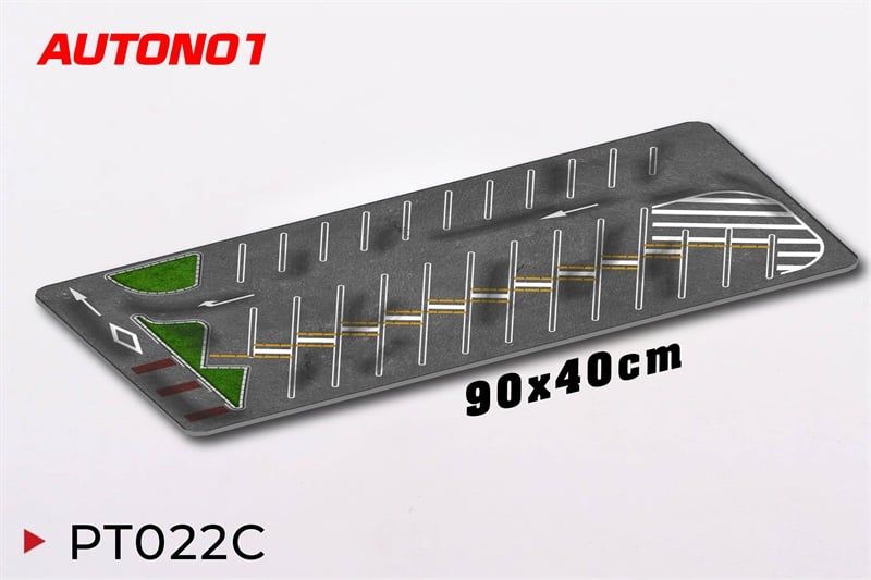 Phụ kiện thảm sa bàn chống trượt mô phỏng diorama bãi đỗ xe 33 slot kích thước 90x40 cho mô hình xe 1:64 Autono1 PT022 