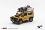  Mô hình xe Land Rover Defender 90 1985 Camel Trophy Borneo Team Brazil tỉ lệ 1:64 MiniGT MGT01308 