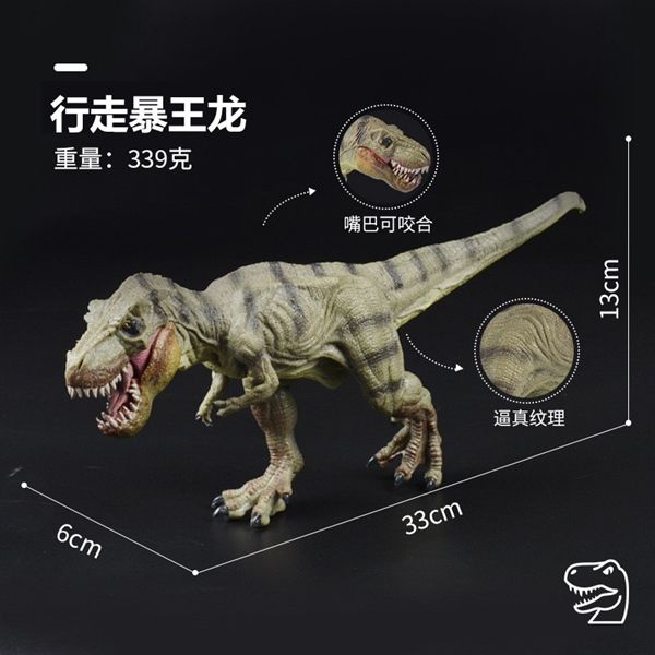  Mô hình khủng long T-rex Tyrannosaurus Rex green kích thước 32cm bằng nhựa JZD020 