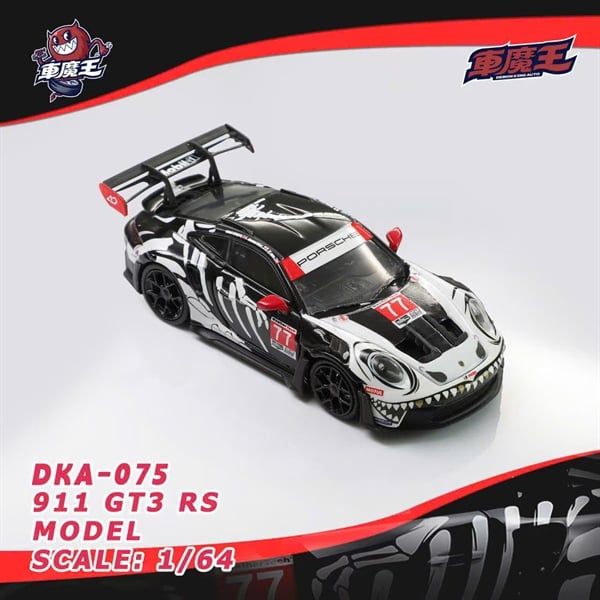  Mô hình xe Porsche 911 GT3 RS Bone Dragon Livery tỉ lệ 1:64 Demon King Auto DKA-075 