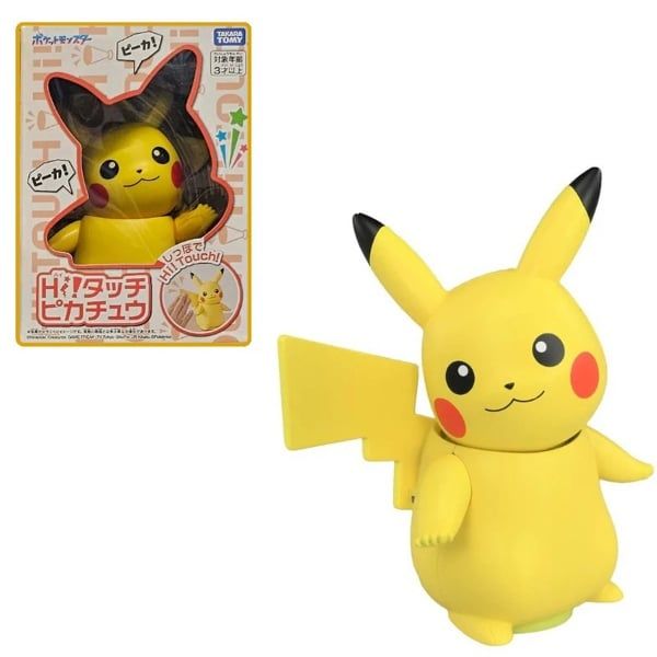  Mô hình nhân vật Pokemon Pokemon Hi Touch Pikachu Eng Ver - cảm ứng - nói chuyện Takara Tomy 909170 