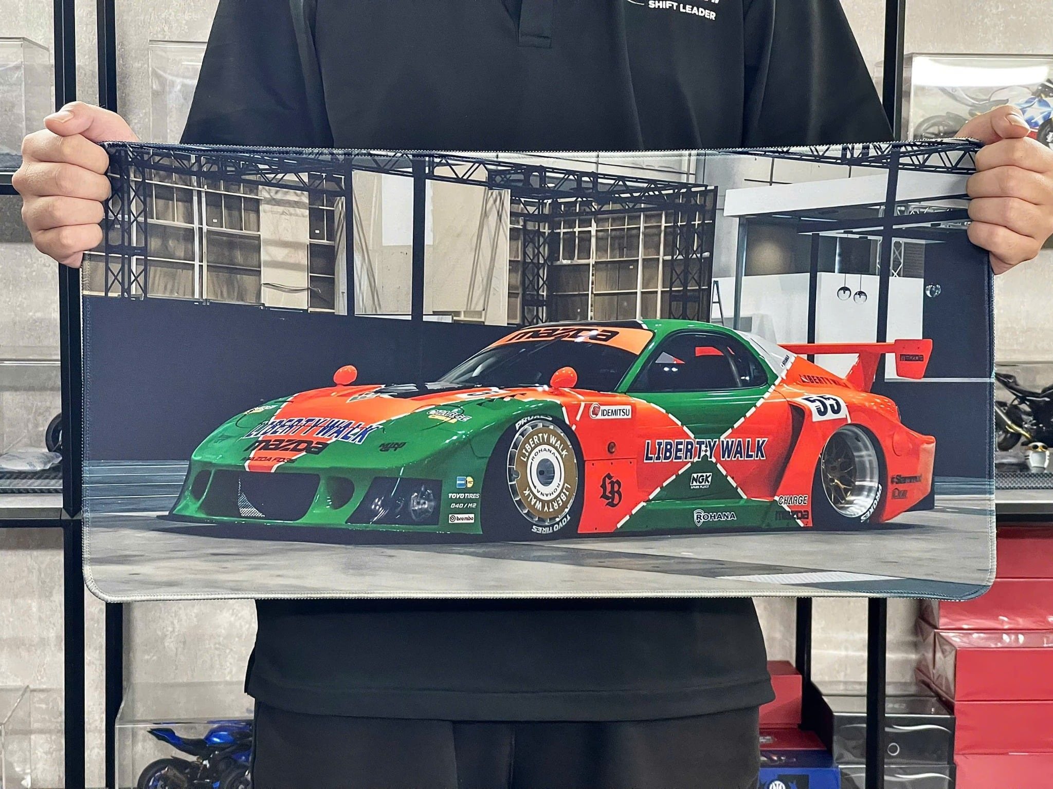  Phụ kiện Thảm lót chống trượt chủ đề siêu xe Mazda kích thước 30x60cm Autono1 PT118A 