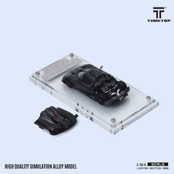  Mô hình xe ô tô Koenigsegg One:1 mở được nắp máy tỉ lệ 1:64 Timetop TT644814 