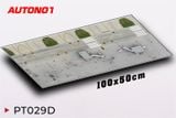  Phụ kiện thảm sa bàn chống trượt mô phỏng diorama đường băng - bãi đáp kích thước 100x50 cho mô hình máy bay Autono1 PT029 