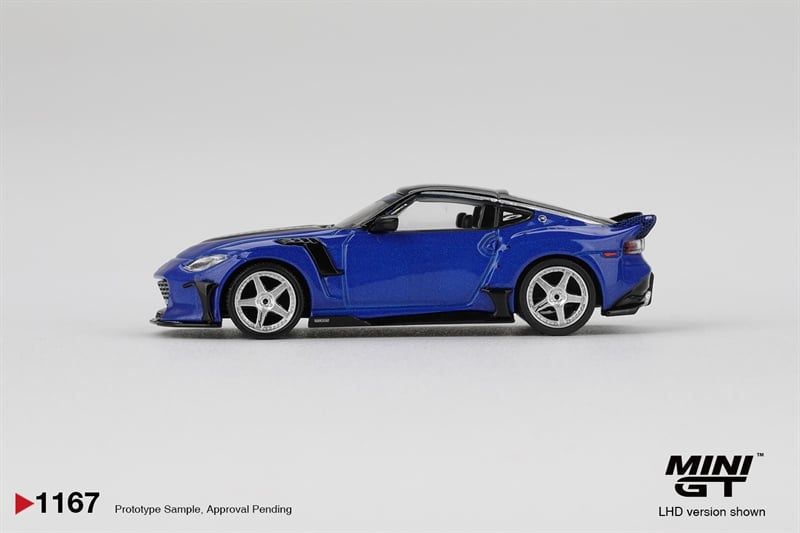  Mô hình xe Nissan Z VeilSide FFZ400 Seiran Blue tỉ lệ 1:64 MiniGT MGT01167 