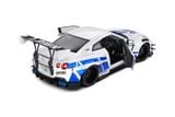  Mô hình xe ô tô Nissan GT-R (R35) LBWK Liberty Walk Body Kit 2.0 White & Blue Stripes 2024 tỉ lệ 1:18 Solido model S1805816 