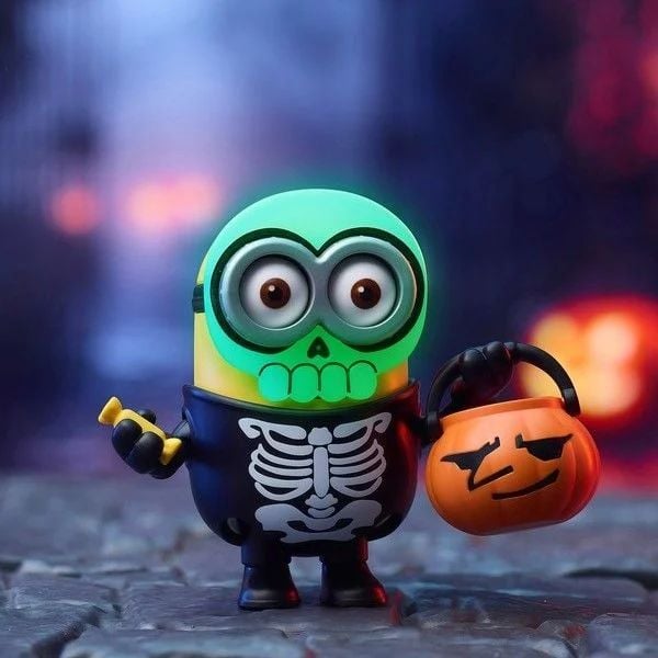  Mô hình Blokees Minions Mokoo 03 Belloween ED11 Blindbox 75663 