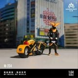  Set mô hình nhân vật và xe mô tô Reaper Motorcycle Action gundam unicorn banshee tỉ lệ 1:64 MoreArt MO222234 