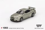 [Hàng Loose] Mô hình xe Nissan Skyline GT-R (R34) V-Spec II Nür Millenium Jade tỉ lệ 1:64 MiniGT MGT01003 