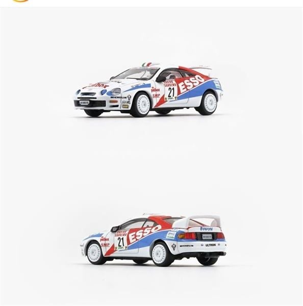  Mô hình Toyota Celica ST205 -Rallye Sanremo -Rallye d'Italia 1996 LHD_#21 (ESSO) tỉ lệ 1:64 BMC model 64B0421 