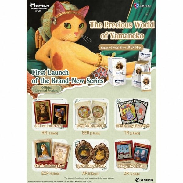  Card bo góc Meowseum Collection Series 1 V10 Kabao BW01 