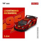  Mô hình xe Lamborghini GTEVO Lightning McQueen Metallic Red Scale Die-Cast Car Model tỉ lệ 1:64 Cool Car CC643832 