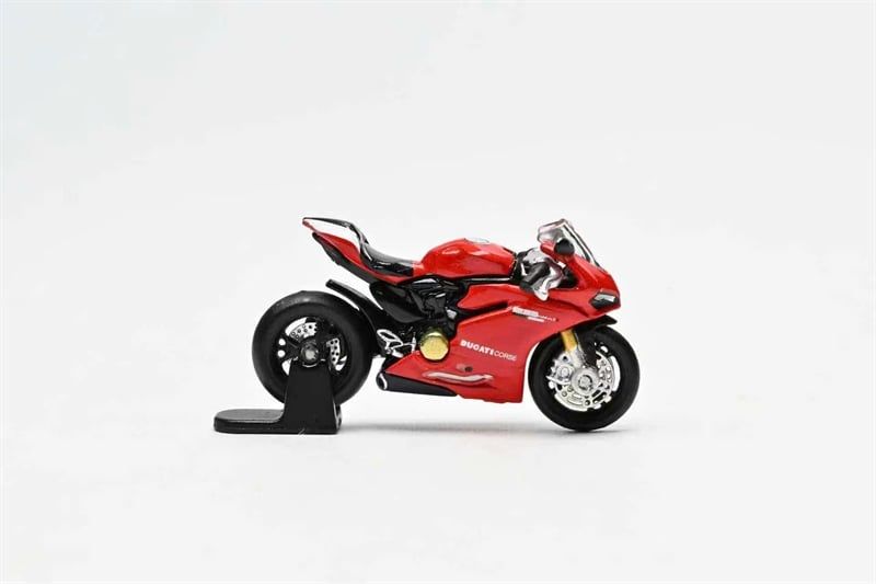  Mô hình xe mô tô Ducati Panigale 1299S kim loại bánh xoay được tỉ lệ 1:64 Minibike OT64700 