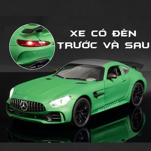  Mô hình xe Mercedes Benz AMG GTR full open đánh lái tỉ lệ 1:24 Chezhi OT24105 
