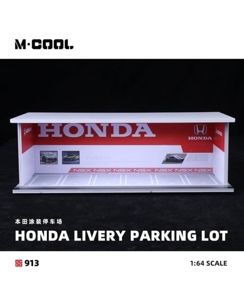  Hộp trưng bày mô phỏng dirorama showroom Honda tỉ lệ 1:64 M-cool MoreArt MC914913 