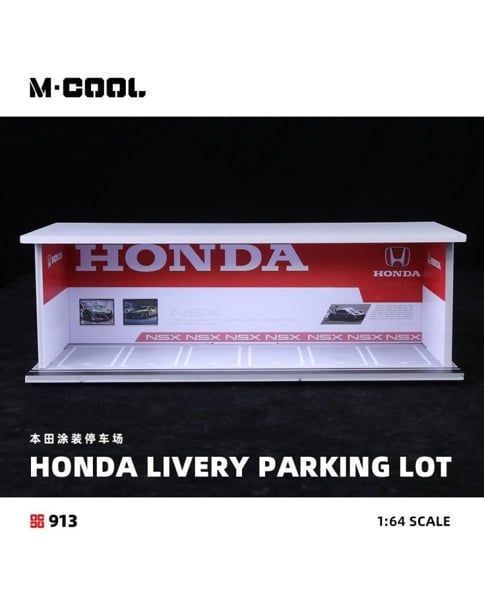  Hộp trưng bày mô phỏng dirorama showroom Honda tỉ lệ 1:64 M-Cool MC914913 