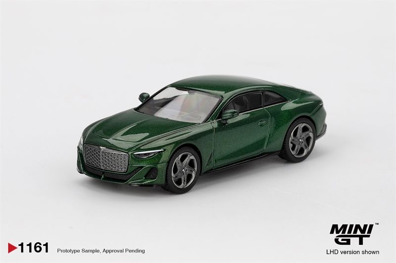  Mô hình xe Bentley Batur Scarab Green bản card tỉ lệ 1:64 MiniGT MGT01161 