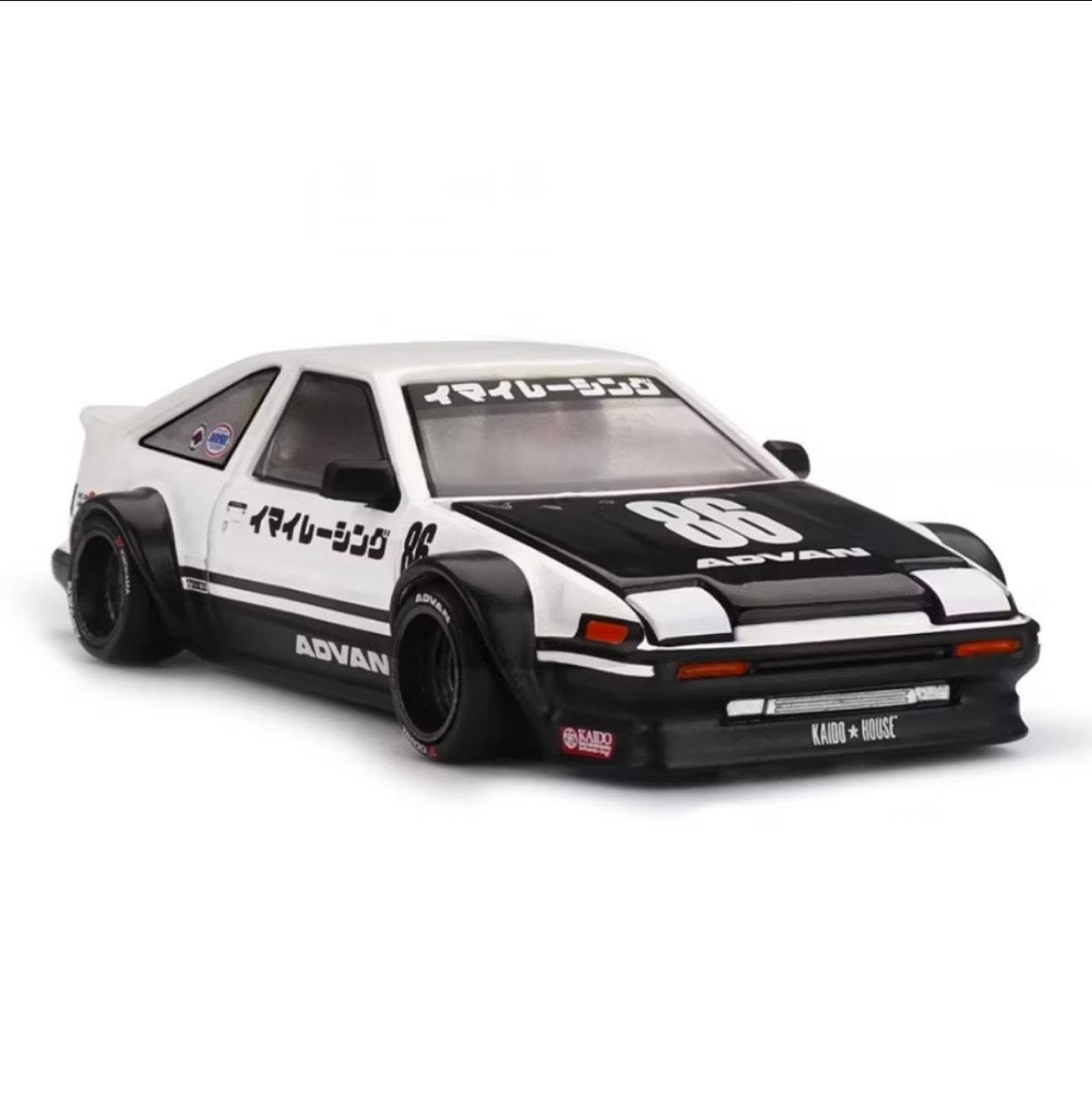  Mô hình xe TOYOTA SPRINTER TRUENO KAIDO WORKS™ IMAI RACING V1 tỉ lệ 1:64 Kaido House KHMG180 