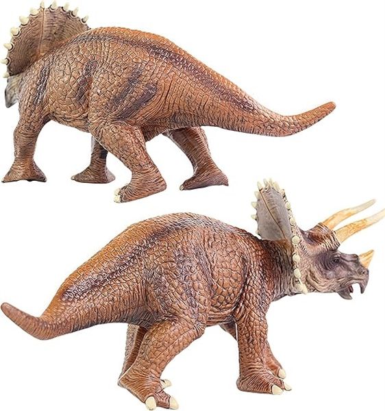  Mô hình khủng long tam giác long 3 sừng Triceratops 18cm bằng nhựa JZD006 