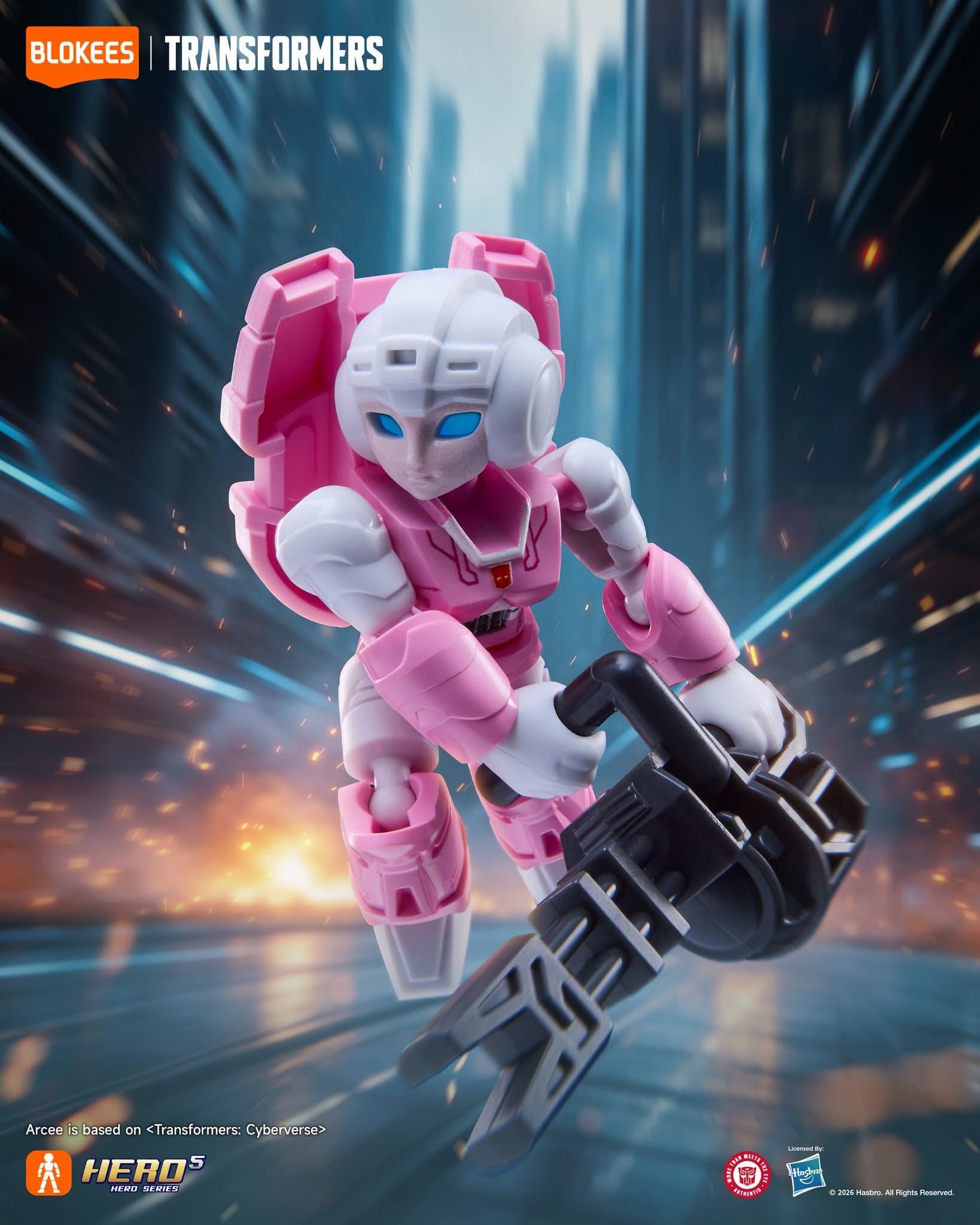  Mô hình Blokees Transformers Defender Version DV08 Battle Stars ET66 Blindbox 71408 
