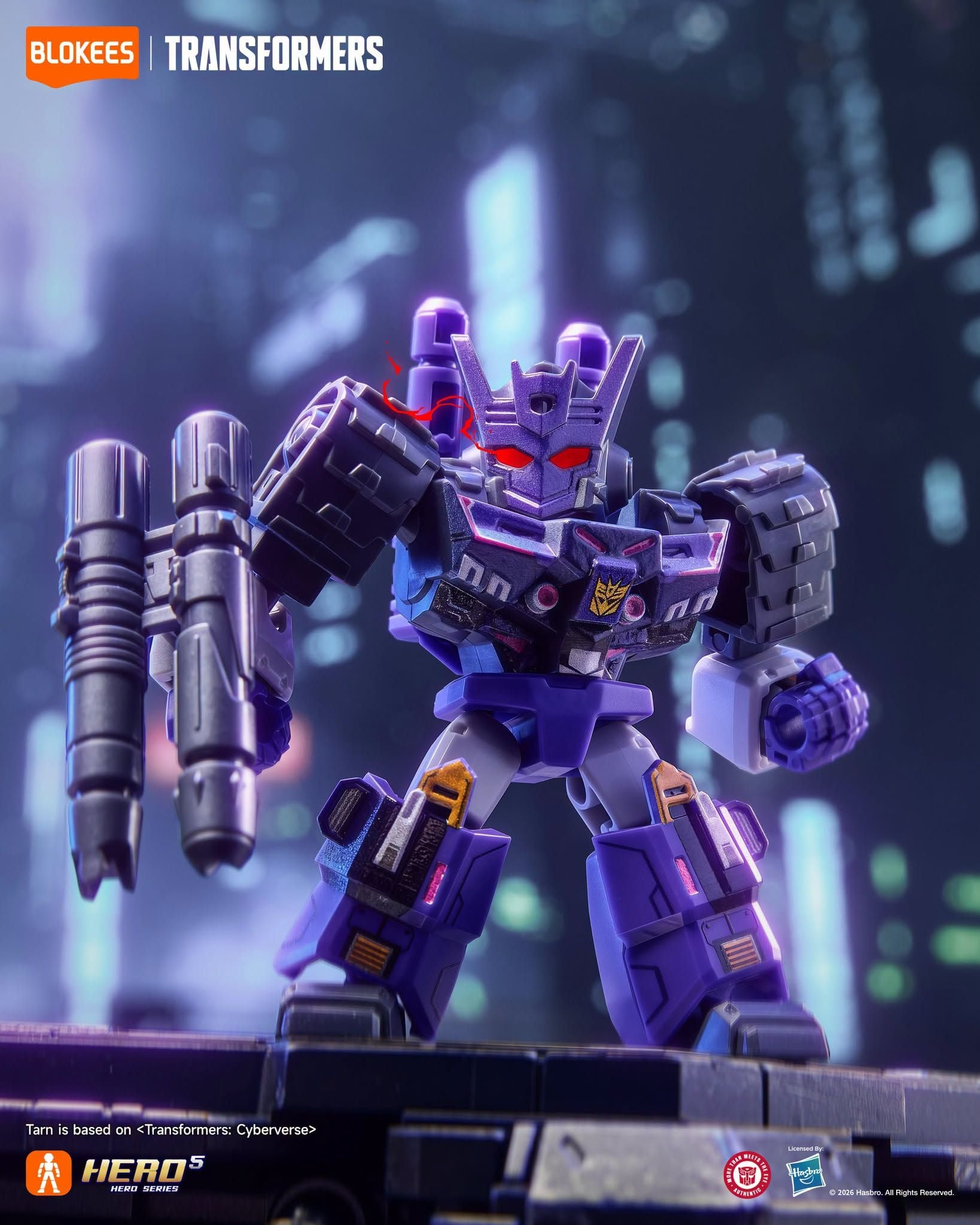  Blindbox Set 12 Mô hình lắp ráp series Blokees Transformers Defender Version DV08 Battle Stars ET66 71408 