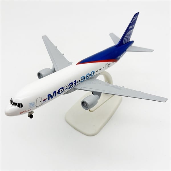  Mô hình máy bay Russia Irkut MC-21 20cm có bánh xe MB20147 