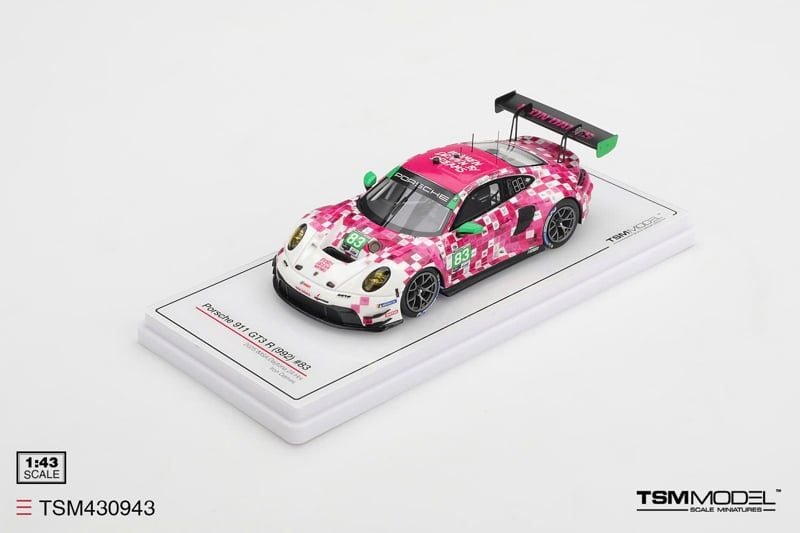  Mô hình xe Porsche 911 GT3 R (992) #83 Iron Dames 2025 IMSA Daytona 24 Hrs tỉ lệ 1:43 TSM MODEL TSM430943 