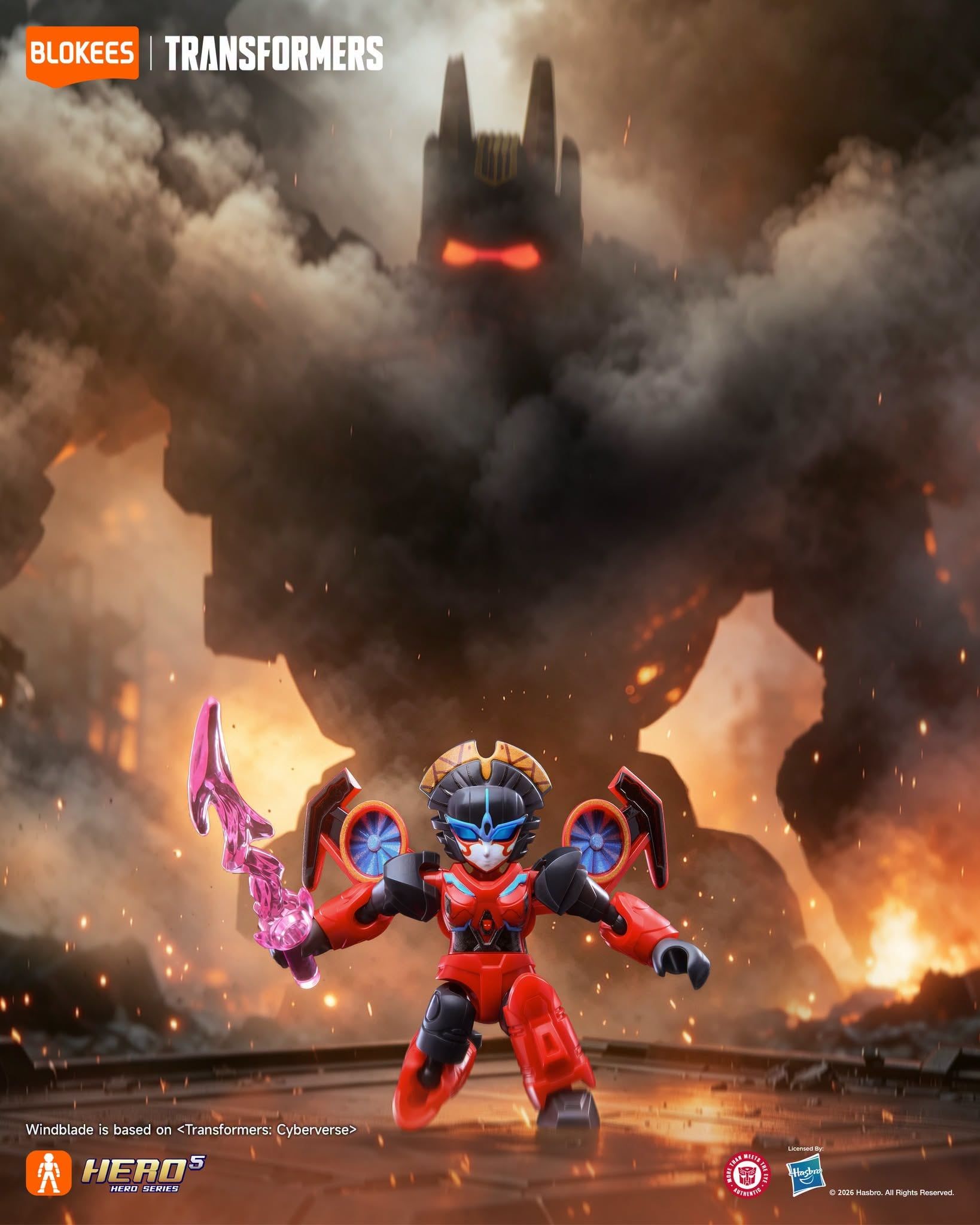  Mô hình Blokees Transformers Defender Version DV08 Battle Stars ET66 Blindbox 71408 