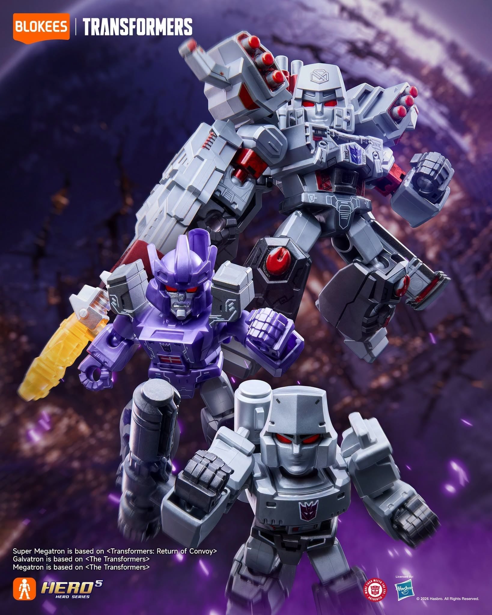  Mô hình Blokees Transformers Defender Version DV08 Battle Stars ET66 Blindbox 71408 